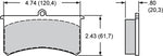 WIL INBOARD BRAKE PAD POLYMATRIX  7320